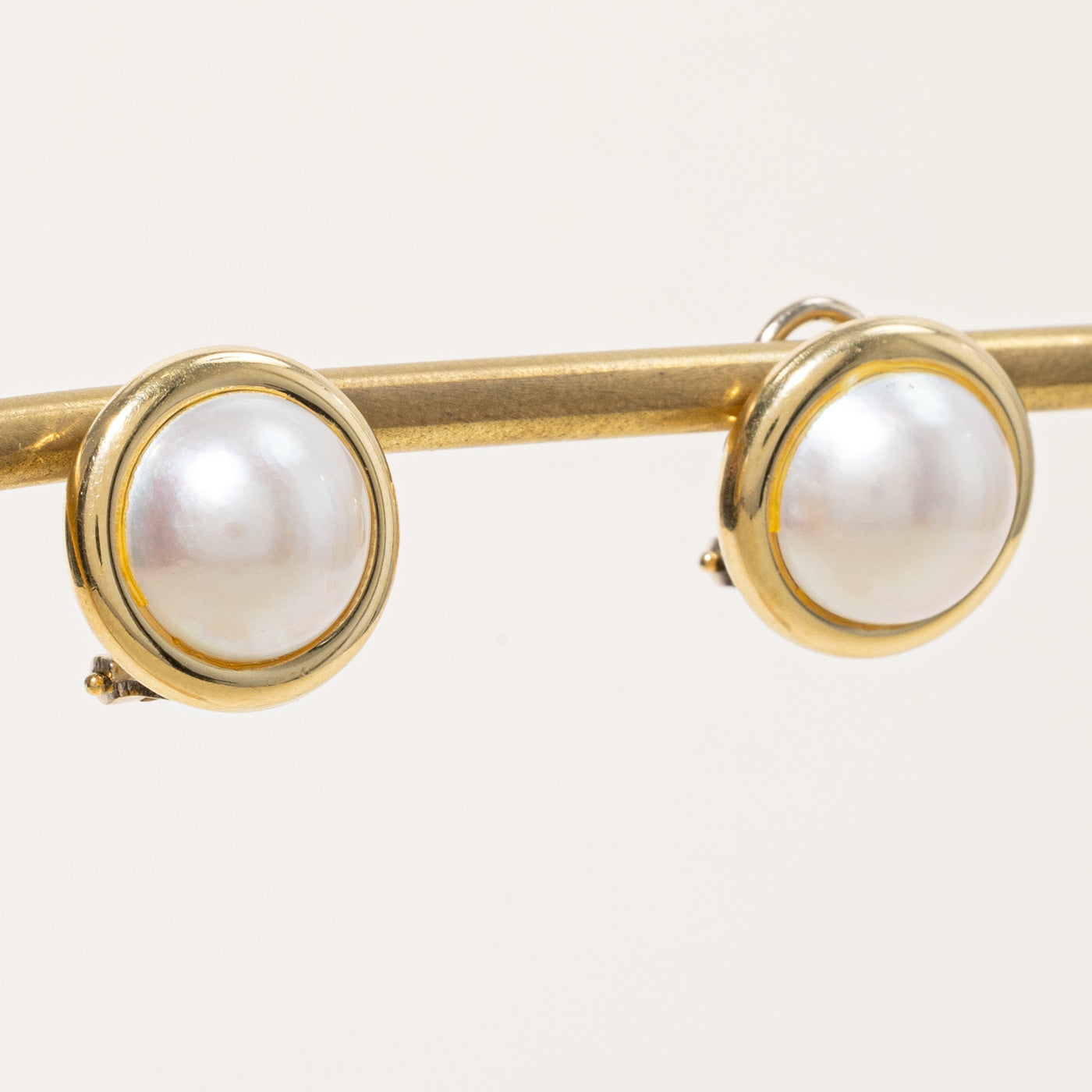 Mabe Pearl Earrings | 6.00ctw |