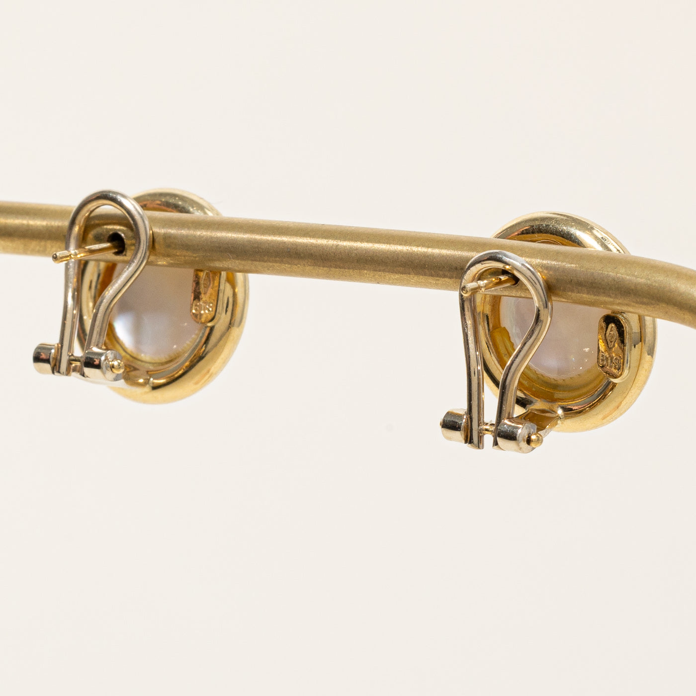 Mabe Pearl Earrings | 6.00ctw |