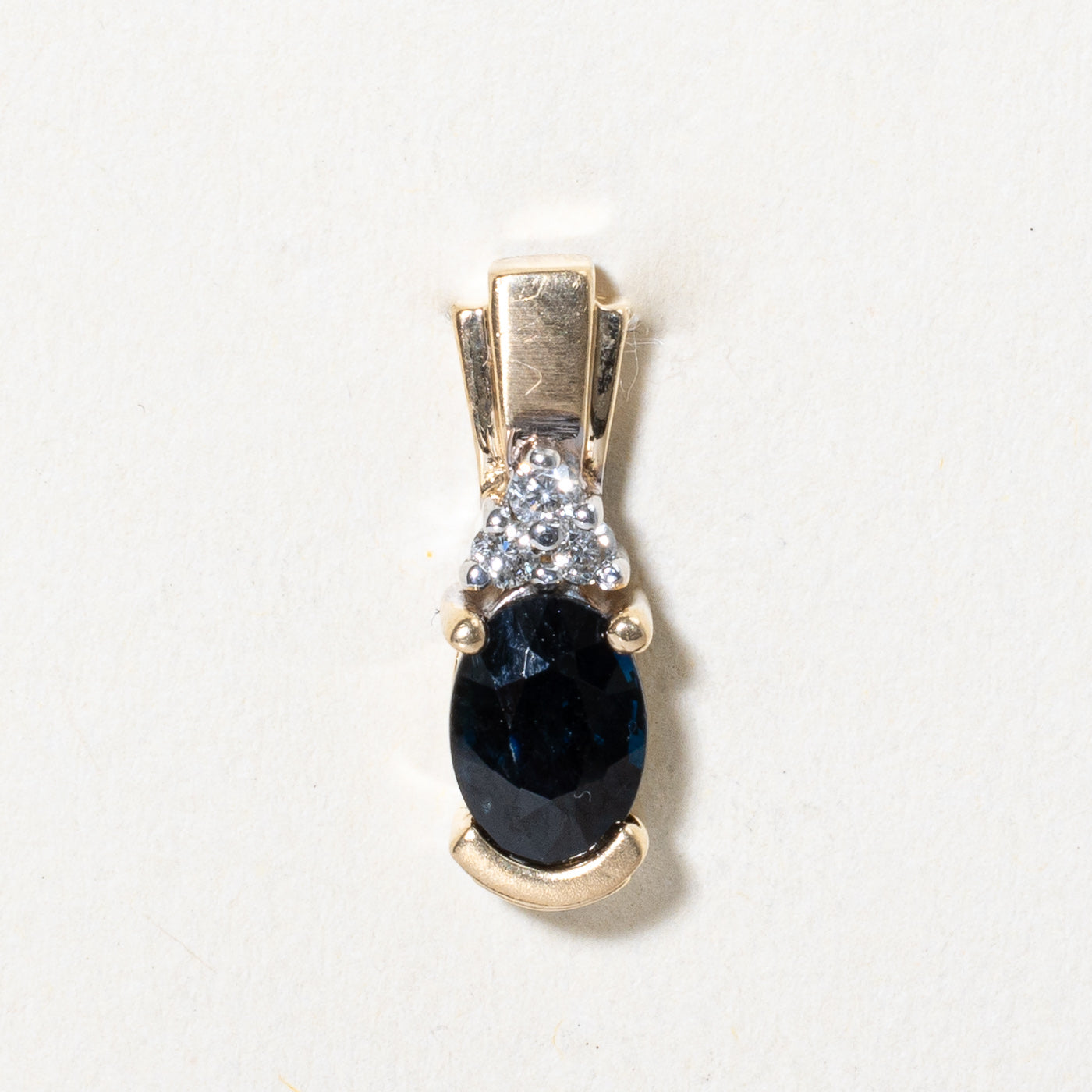 Sapphire & Diamond Pendant | 1.00ct, 0.06ctw |
