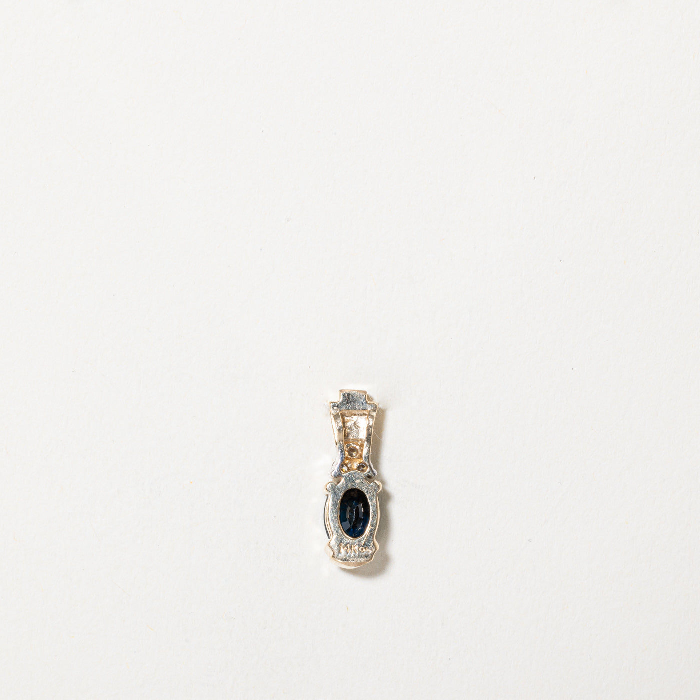 Sapphire & Diamond Pendant | 1.00ct, 0.06ctw |