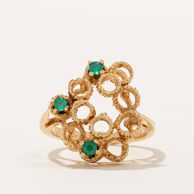 Chalcedony Cocktail Ring | 0.15ctw | SZ 7.75 |