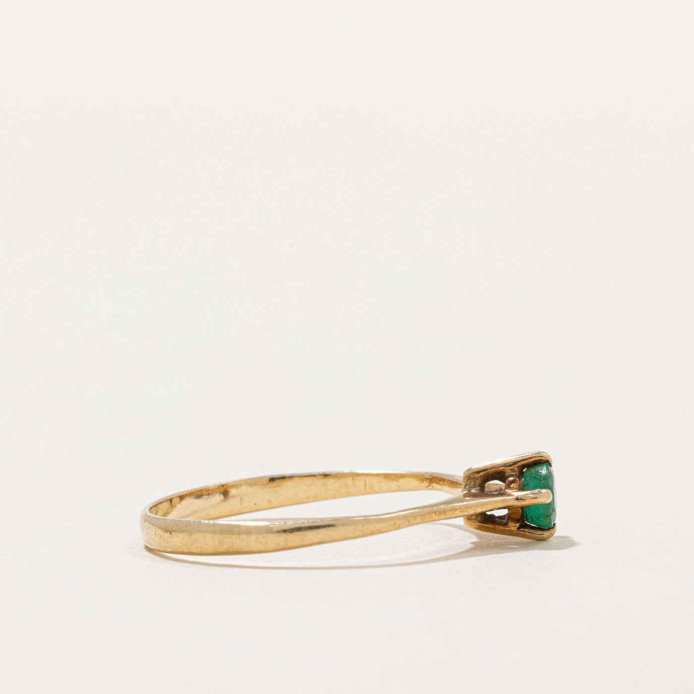 Claw Set Emerald Ring | 0.085ct | SZ 6 |