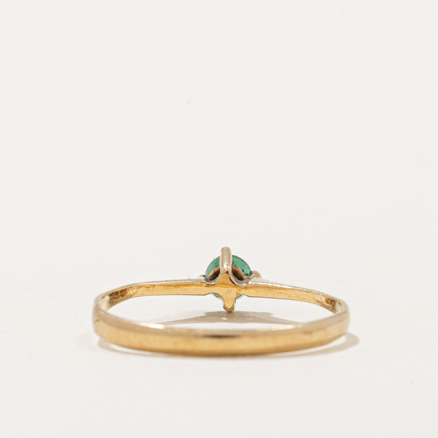 Claw Set Emerald Ring | 0.085ct | SZ 6 |