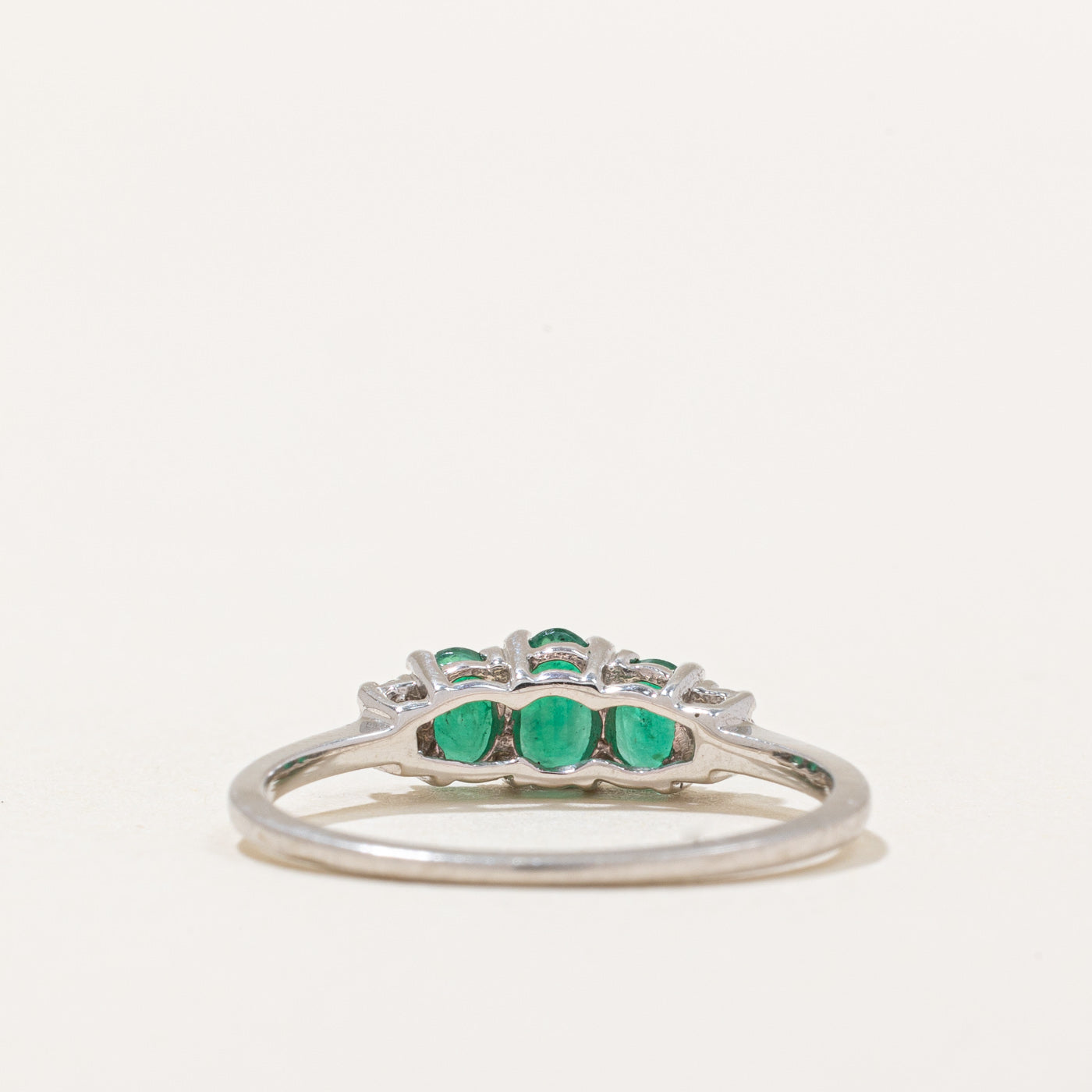 Emerald & Diamond Ring | 0.50ctw, 0.02ctw | SZ 7 |