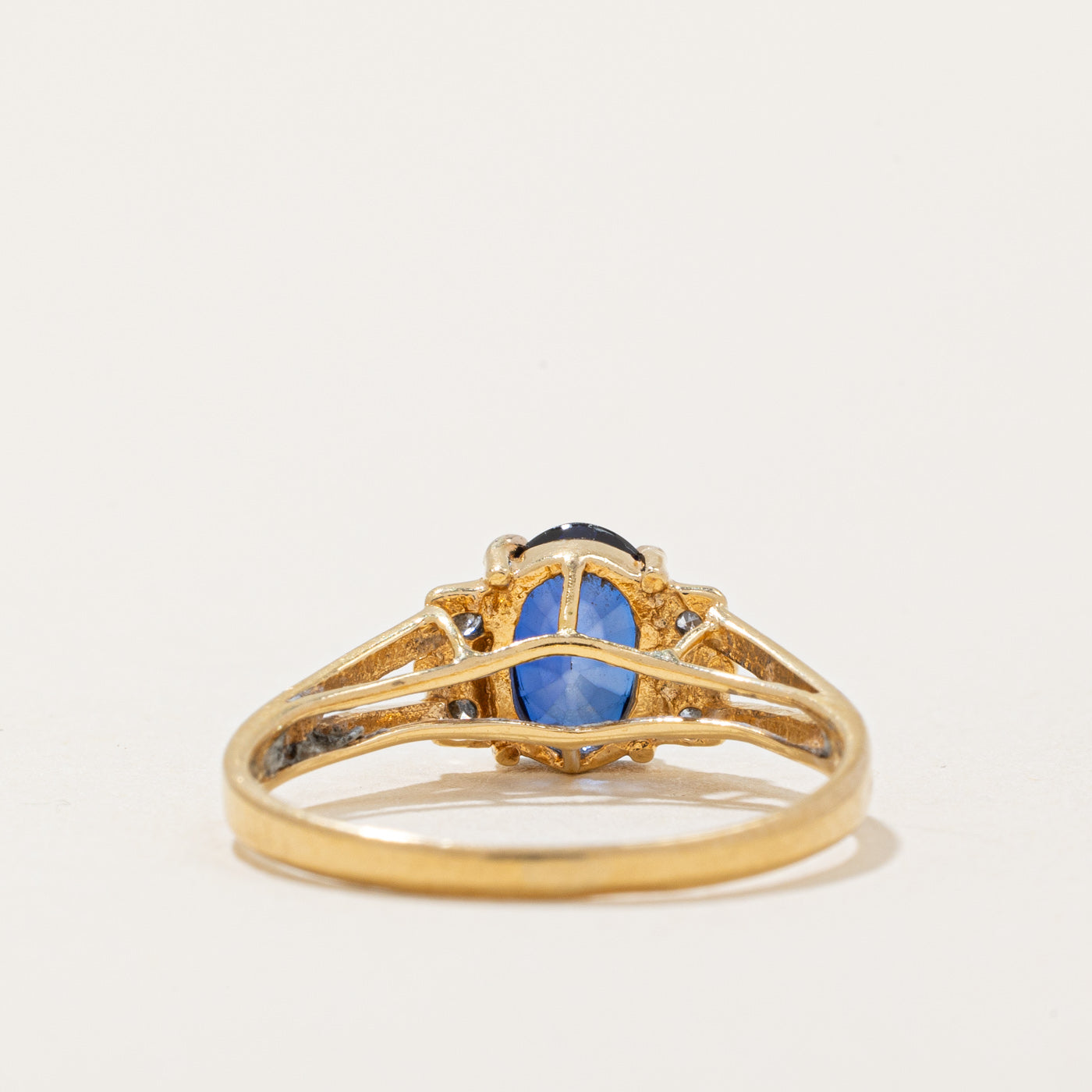 Sapphire & Diamond Ring | 1.00ct, 0.02ctw | SZ 5.75 |