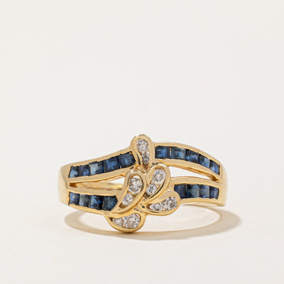 Sapphire & Diamond Ring | 0.26ctw, 0.15ctw | SZ 6.75 |