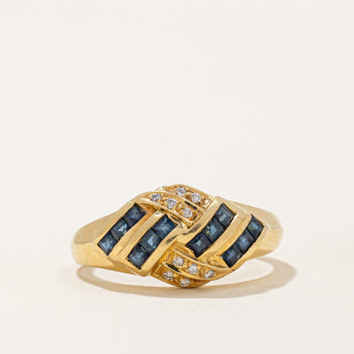 Sapphire & Diamond Ring | 0.50ctw, 0.05ctw | SZ 6.5 |