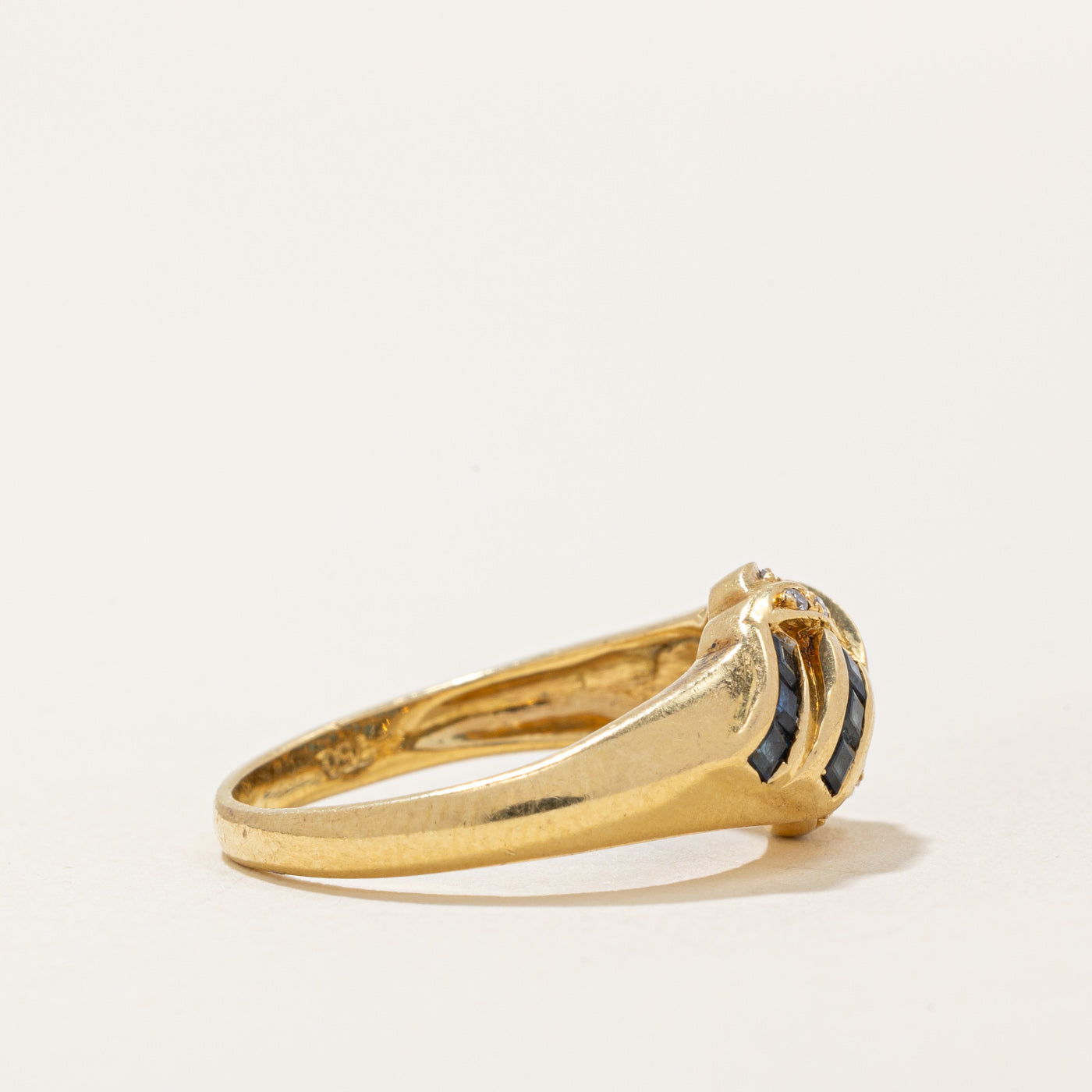 Sapphire & Diamond Ring | 0.50ctw, 0.05ctw | SZ 6.5 |