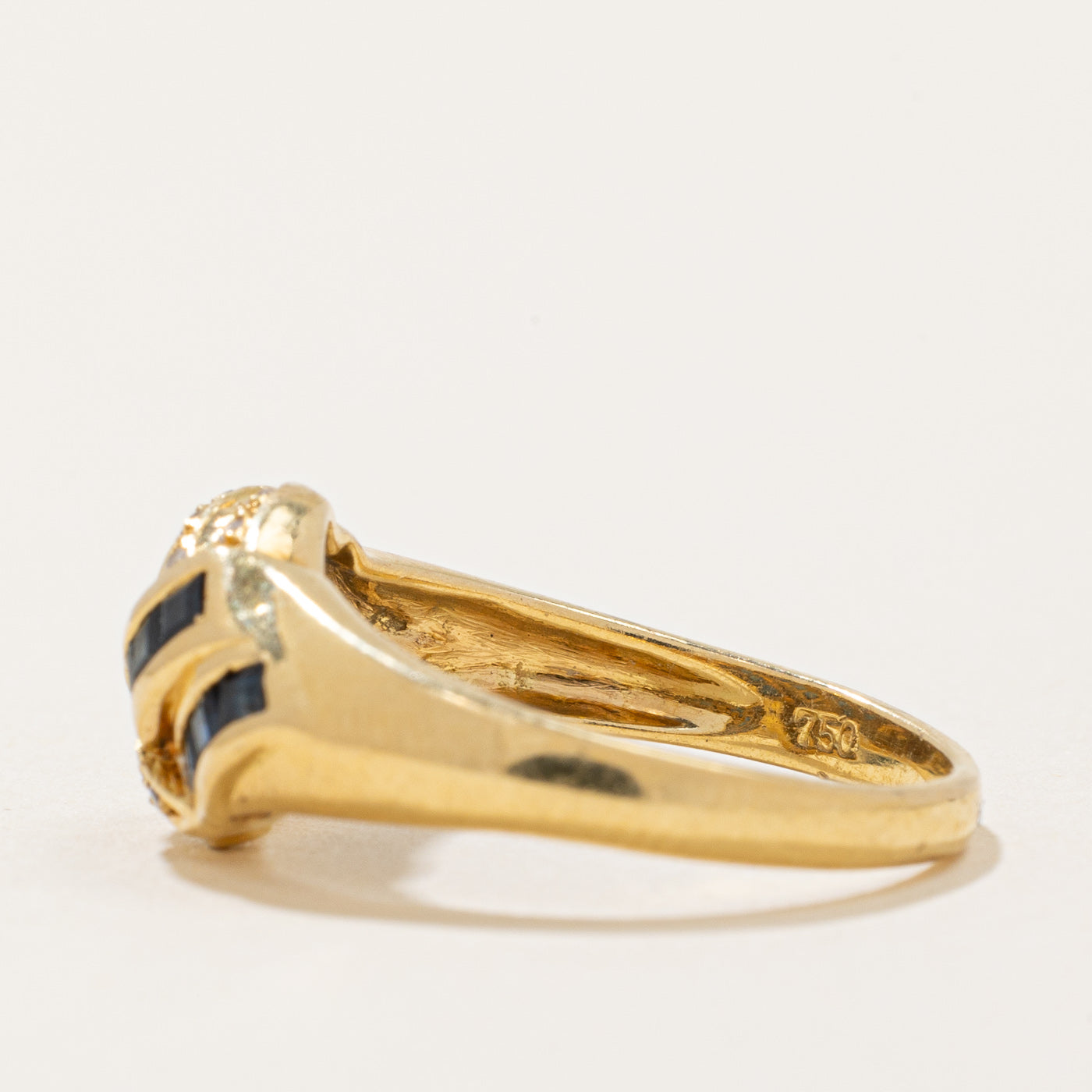 Sapphire & Diamond Ring | 0.50ctw, 0.05ctw | SZ 6.5 |