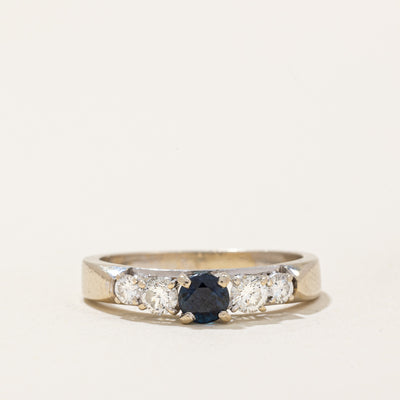 Sapphire & Diamond Ring | 0.30ct, 0.30ctw | SZ 6.75 |
