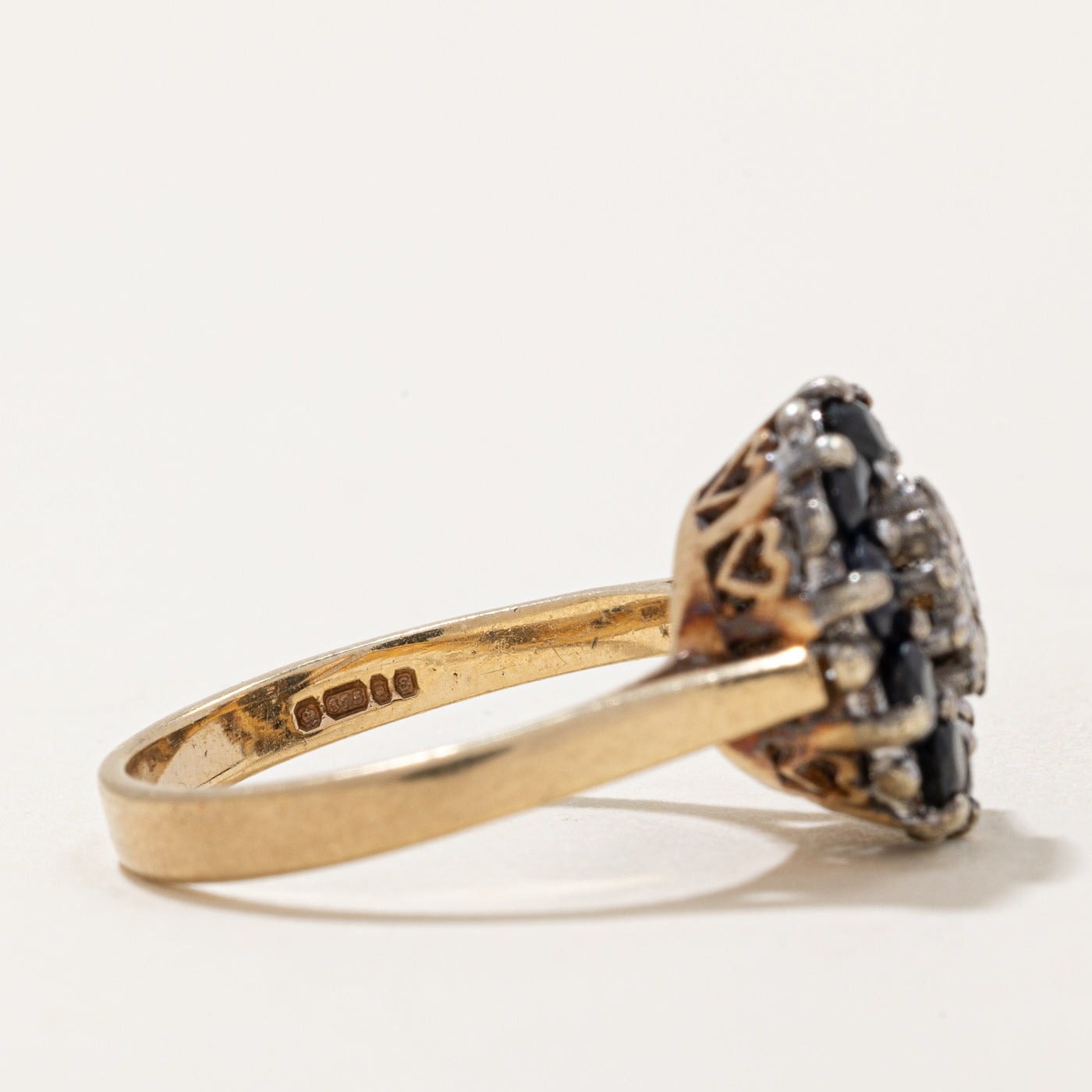 London 1979 Sapphire & Diamond Ring | 1.50ctw, 0.01ct | SZ 6.75 |