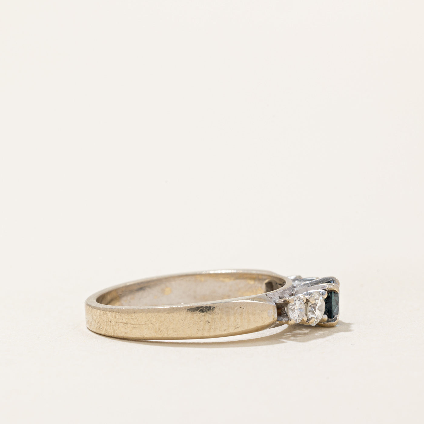 Sapphire & Diamond Ring | 0.30ct, 0.30ctw | SZ 6.75 |