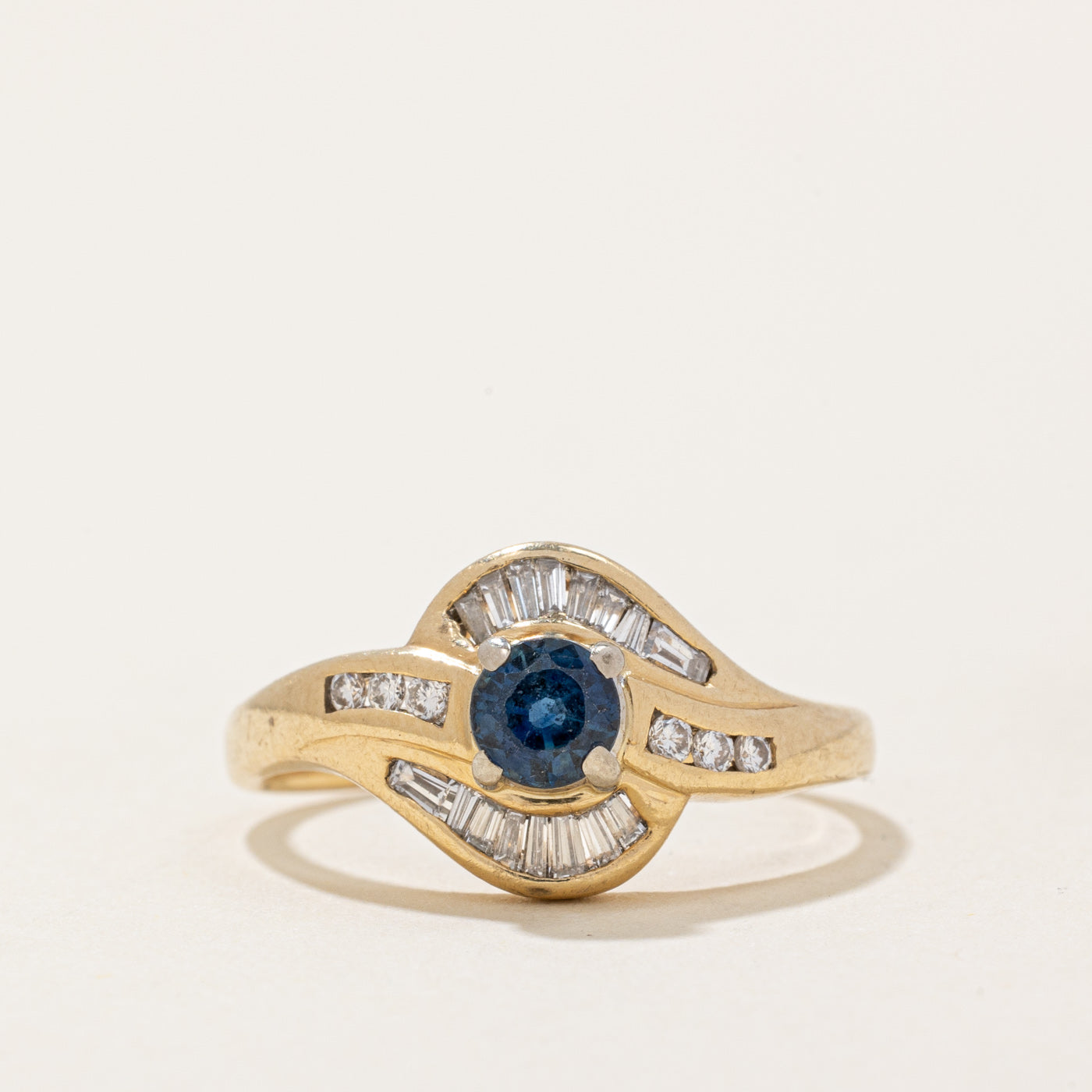 Sapphire & Diamond Ring | 0.35ct, 0.13ctw | SZ 6.25 |