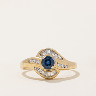 Sapphire & Diamond Ring | 0.35ct, 0.13ctw | SZ 6.25 |