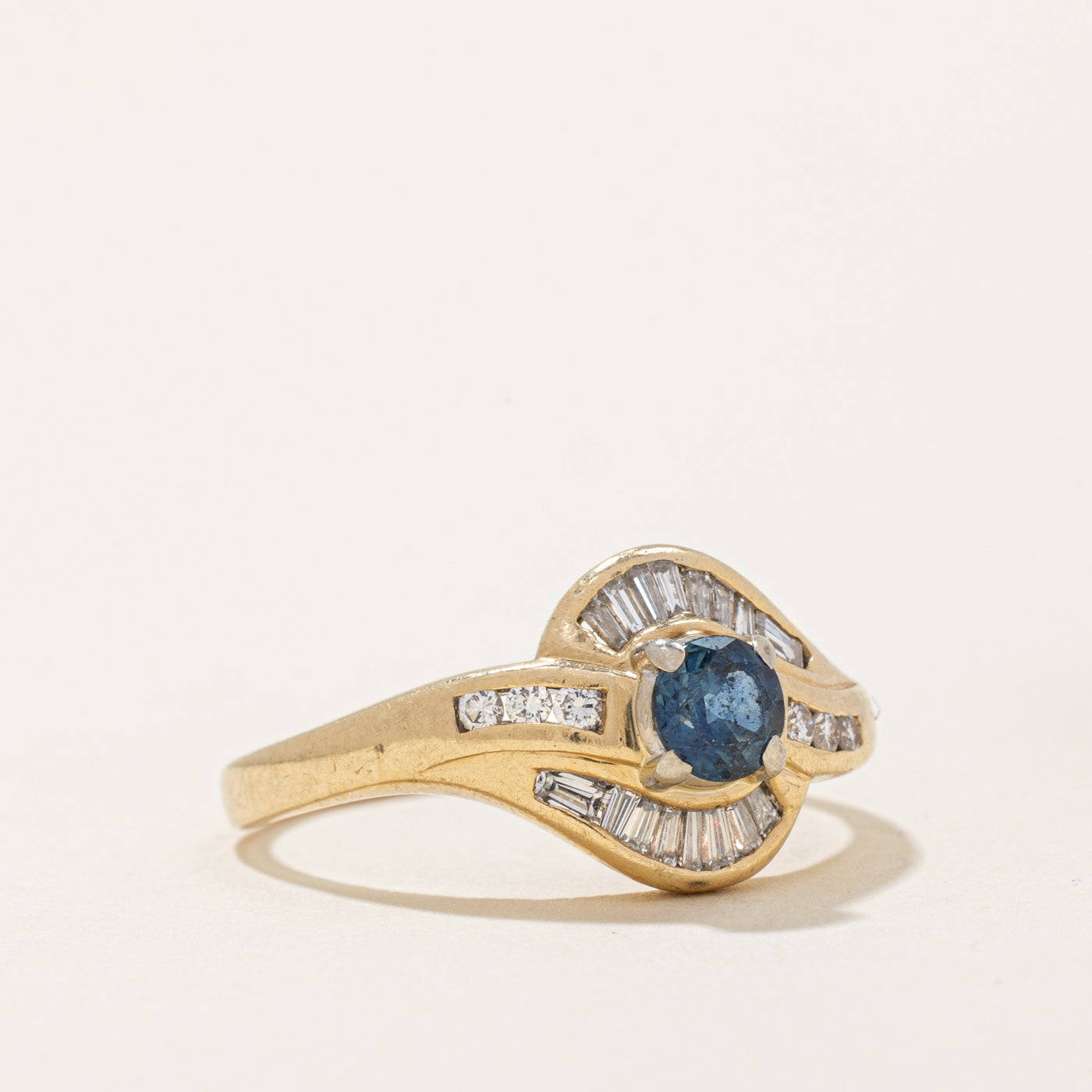 Sapphire & Diamond Ring | 0.35ct, 0.13ctw | SZ 6.25 |