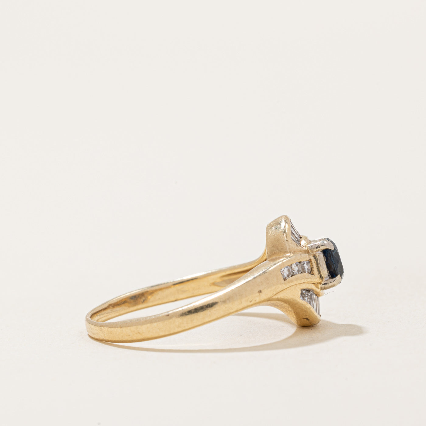 Sapphire & Diamond Ring | 0.35ct, 0.13ctw | SZ 6.25 |