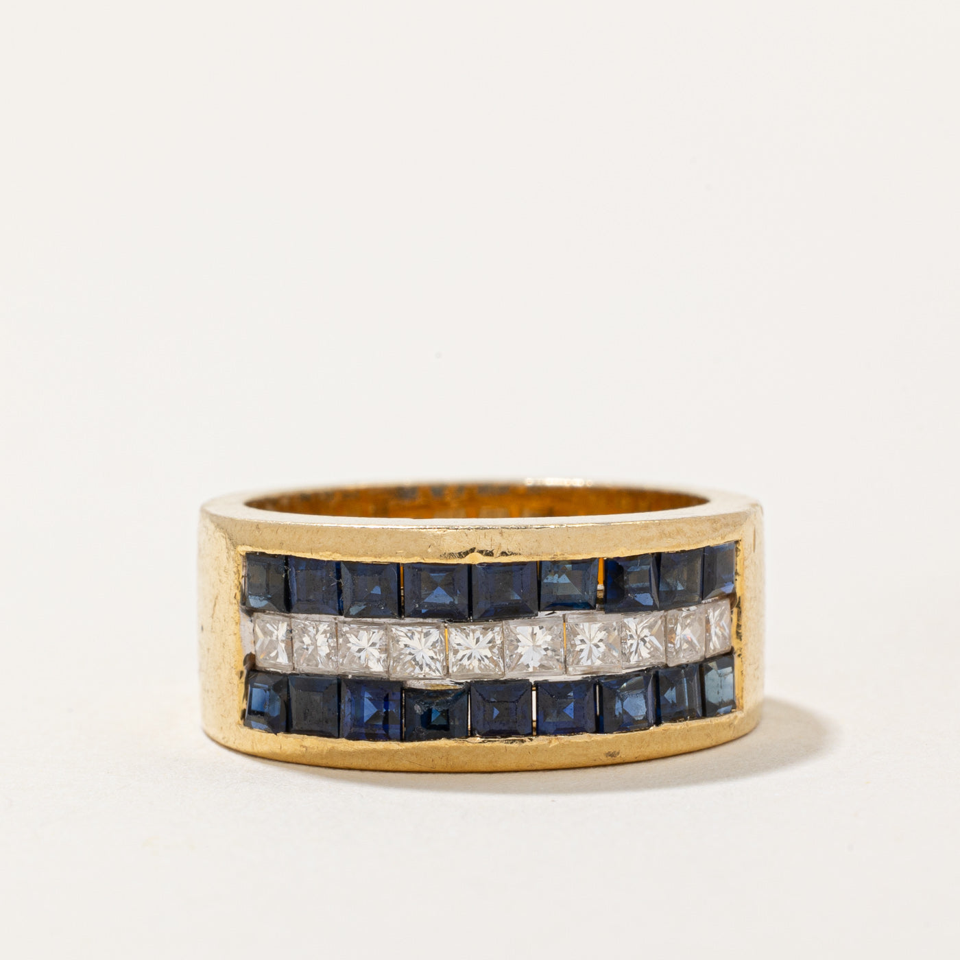 Sapphire & Diamond Band | 1.20ctw, 0.70ctw | SZ 6 |