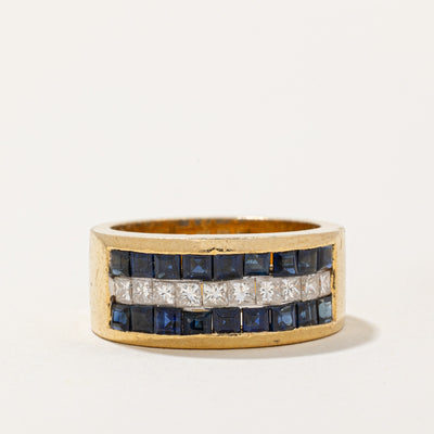 Sapphire & Diamond Band | 1.20ctw, 0.70ctw | SZ 6 |