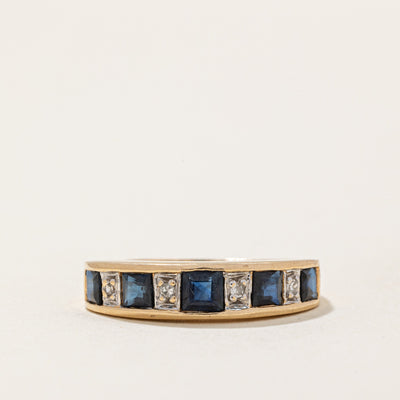 Sapphire & Diamond Ring | 0.84ctw, 0.02ctw | SZ 5.75 |