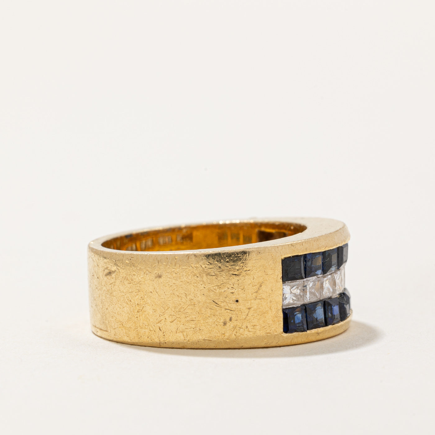 Sapphire & Diamond Band | 1.20ctw, 0.70ctw | SZ 6 |