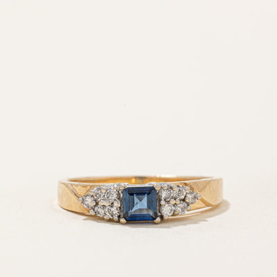 Sapphire & Diamond Ring | 0.37ct, 0.22ctw | SZ 7.75 |