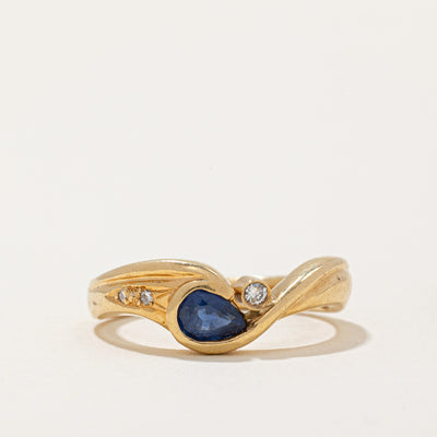 Sapphire & Diamond Ring | 0.30ct, 0.01ctw | SZ 6.5 |