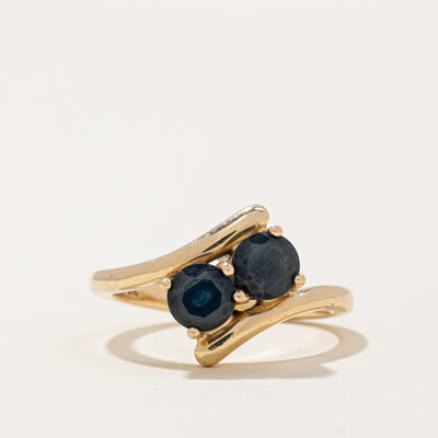 Sapphire Bypass Ring | 1.20ctw | SZ 5.75 |