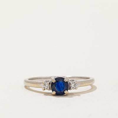 Sapphire & Diamond Ring | 0.30ct, 0.07ctw | SZ 6.75 |
