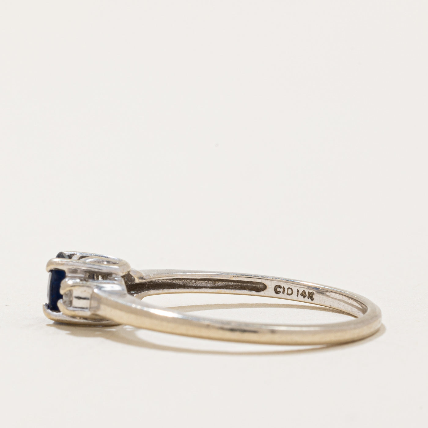 Sapphire & Diamond Ring | 0.30ct, 0.07ctw | SZ 6.75 |