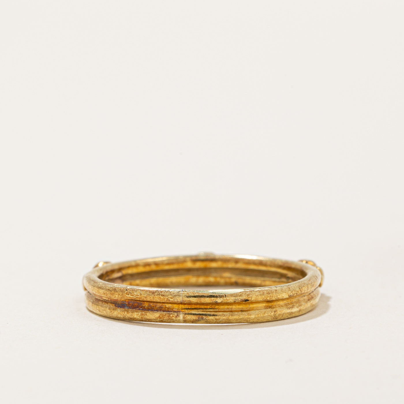 Bague trois saphirs | 0,09 ct | Taille 7 | 