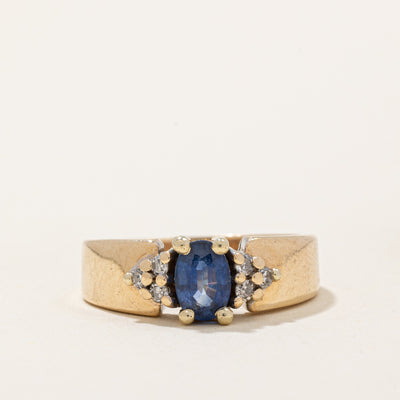 Sapphire & Diamond Ring | 0.48ct, 0.06ctw | SZ 4.25 |