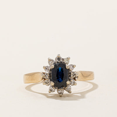 Sapphire & Diamond Ring | 0.55ct, 0.06ctw | SZ 5.5 |