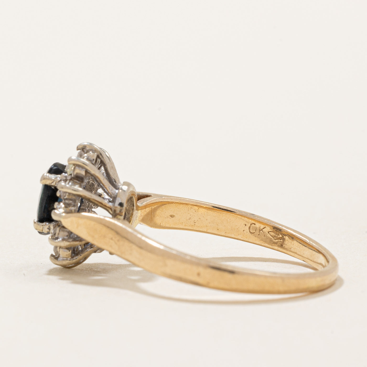 Sapphire & Diamond Ring | 0.55ct, 0.06ctw | SZ 5.5 |
