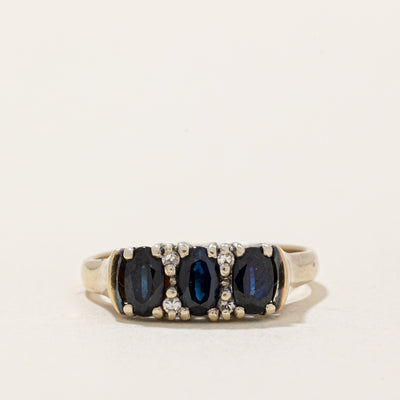 Sapphire & Diamond Ring | 1.00ctw, 0.02ctw | SZ 5 |