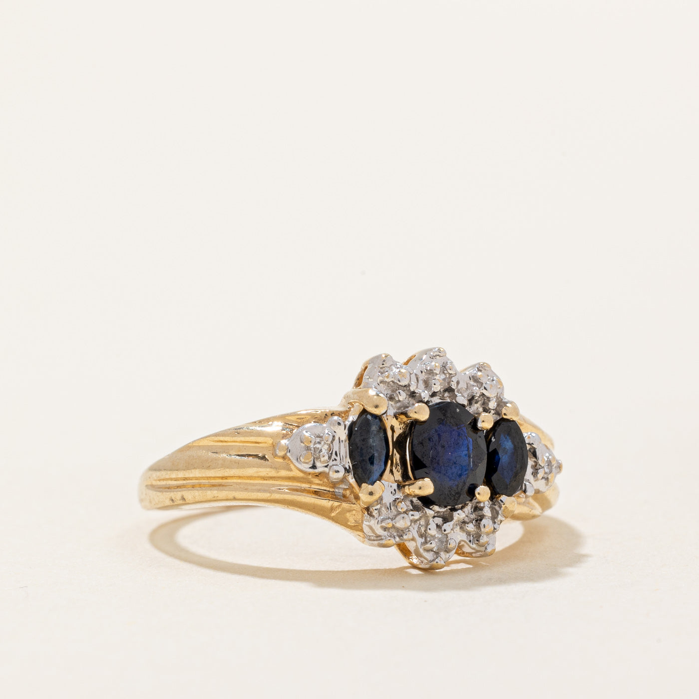 Sapphire & Diamond Ring | 0.66ctw, 0.02ctw | SZ 6.5 |