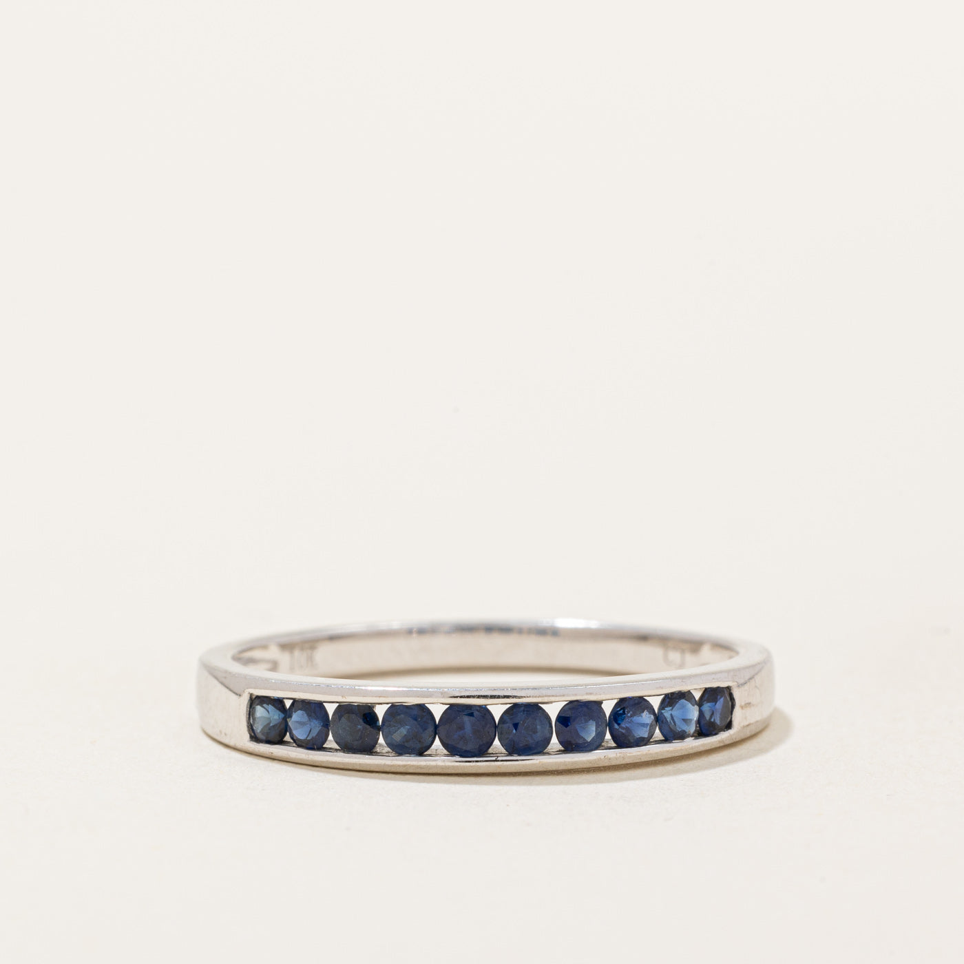 Channel Set Sapphire Band | 0.50ctw | SZ 9.75 |