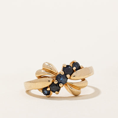 Sapphire Waterfall Ring | 0.25ctw | SZ 6.5 |
