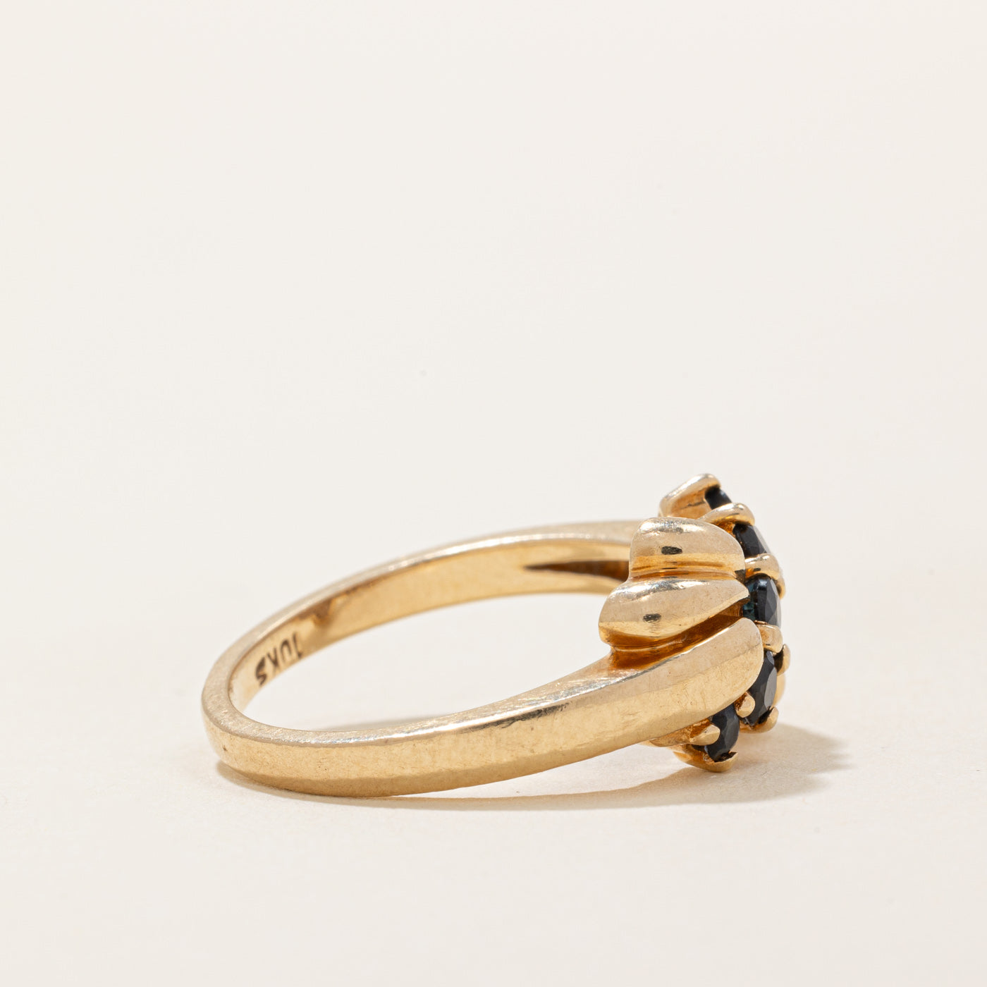 Sapphire Waterfall Ring | 0.25ctw | SZ 6.5 |