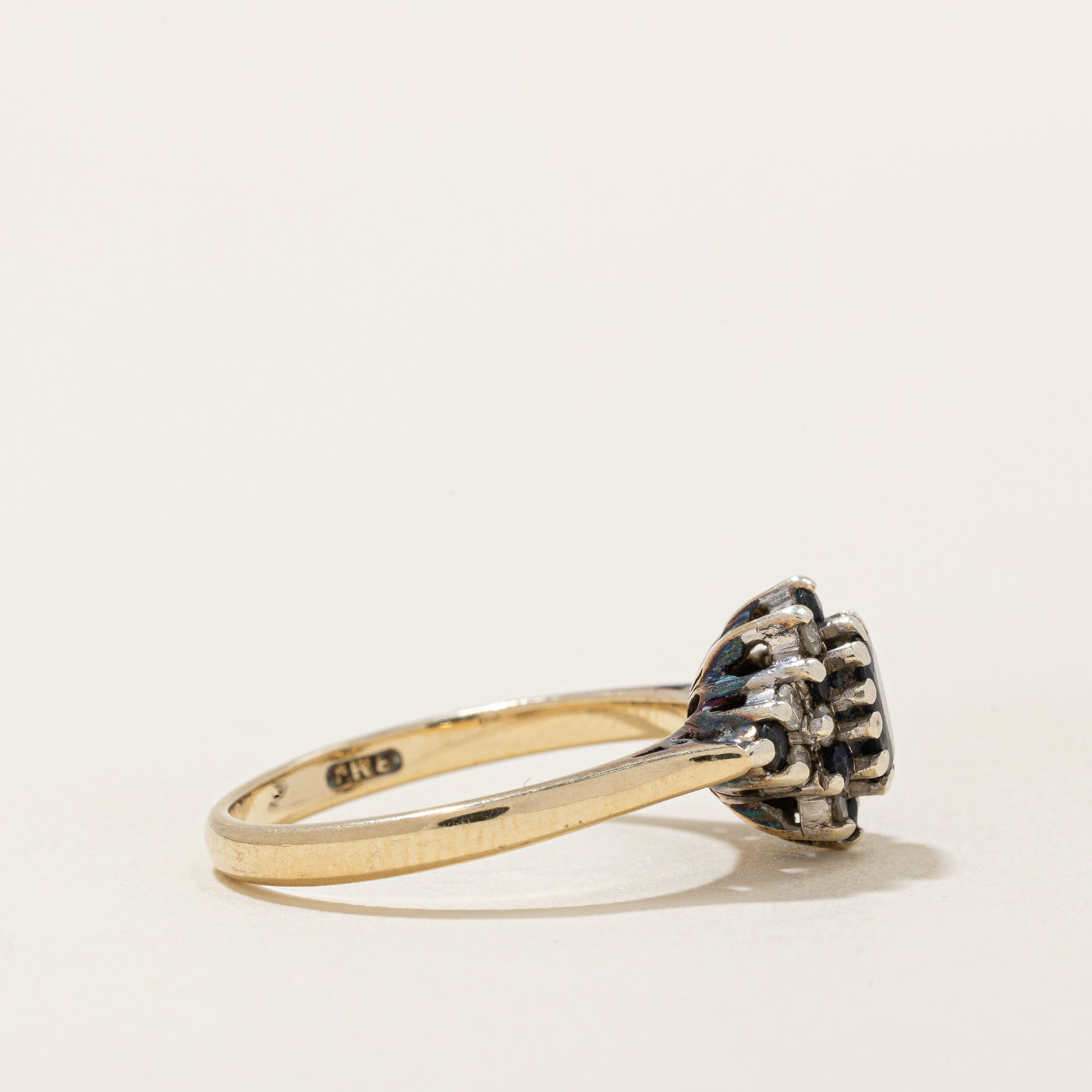 Sapphire & Diamond Cocktail Ring | 0.30ctw, 0.10ctw | SZ 6.75 |
