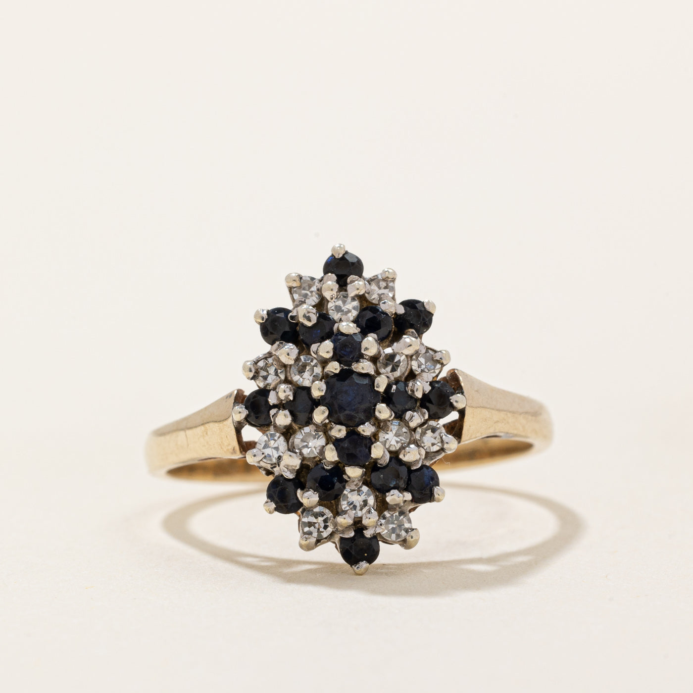 Sapphire & Diamond Cocktail Ring | 0.40ctw, 0.14ctw | SZ 7.25 |