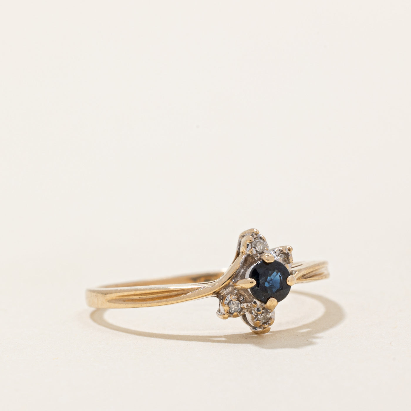 Sapphire & Diamond Ring | 0.10ct, 0.02ctw | SZ 5.25 |