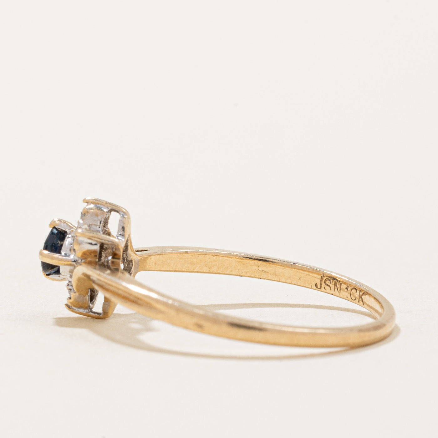 Sapphire & Diamond Ring | 0.10ct, 0.02ctw | SZ 5.25 |