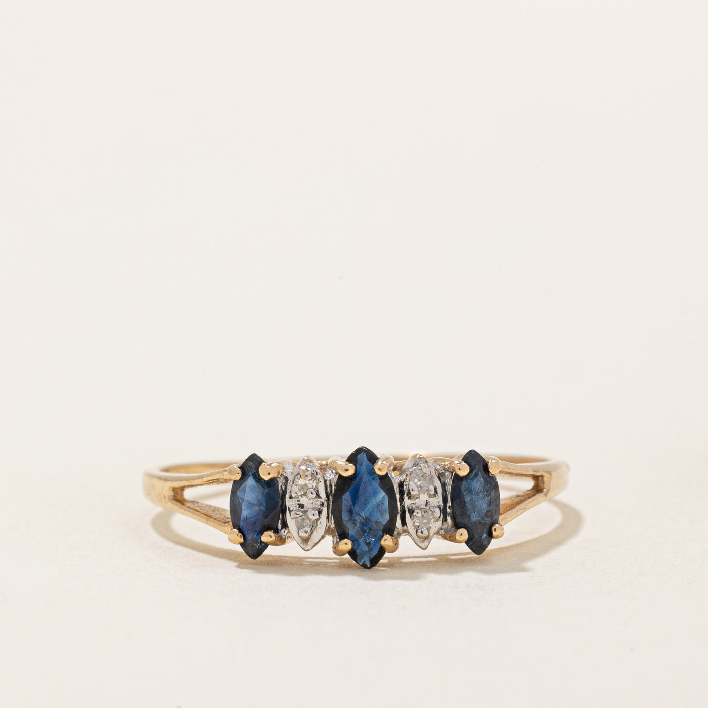 Sapphire & Diamond Ring | 0.40ctw, 0.02ctw | SZ 9.75 |