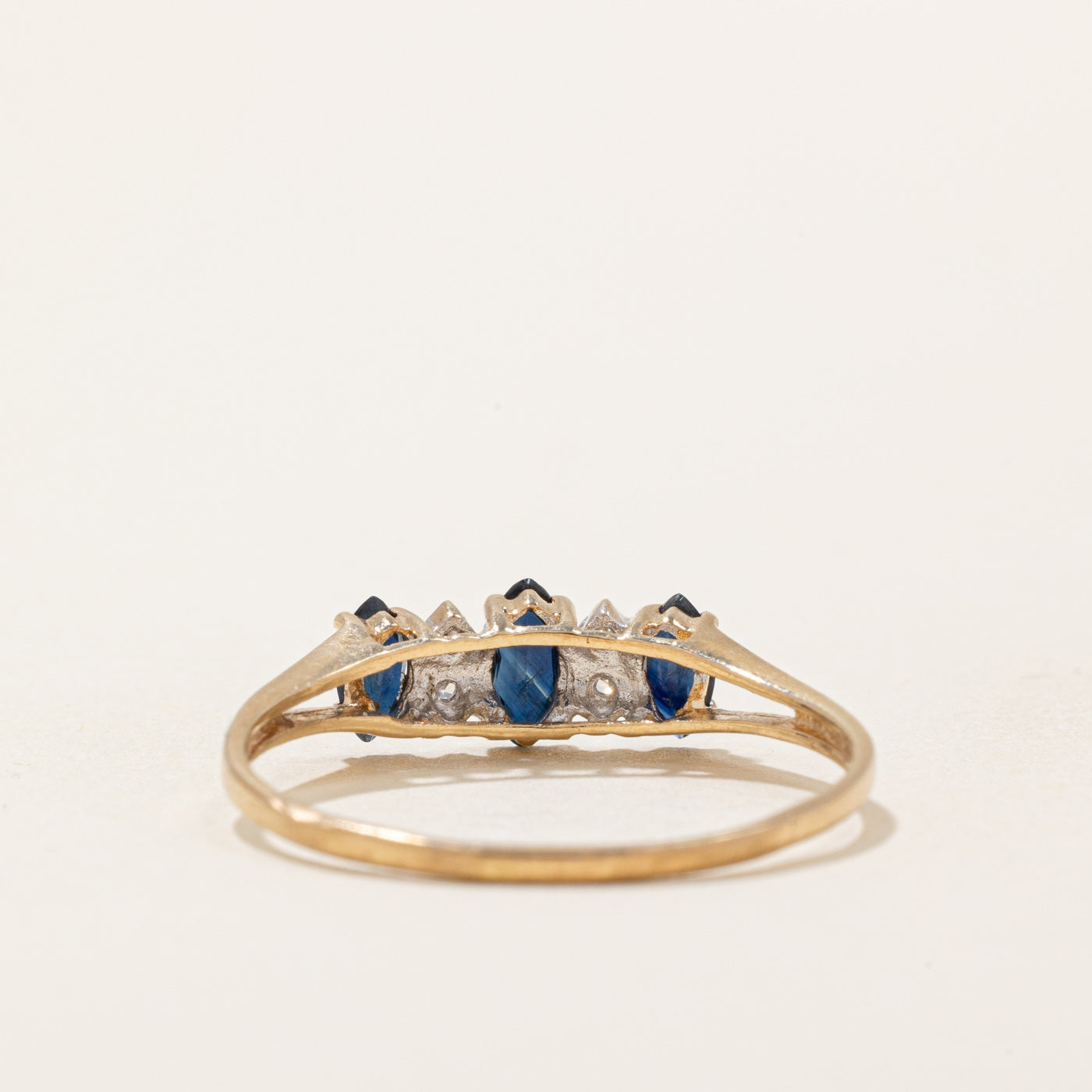 Sapphire & Diamond Ring | 0.40ctw, 0.02ctw | SZ 9.75 |