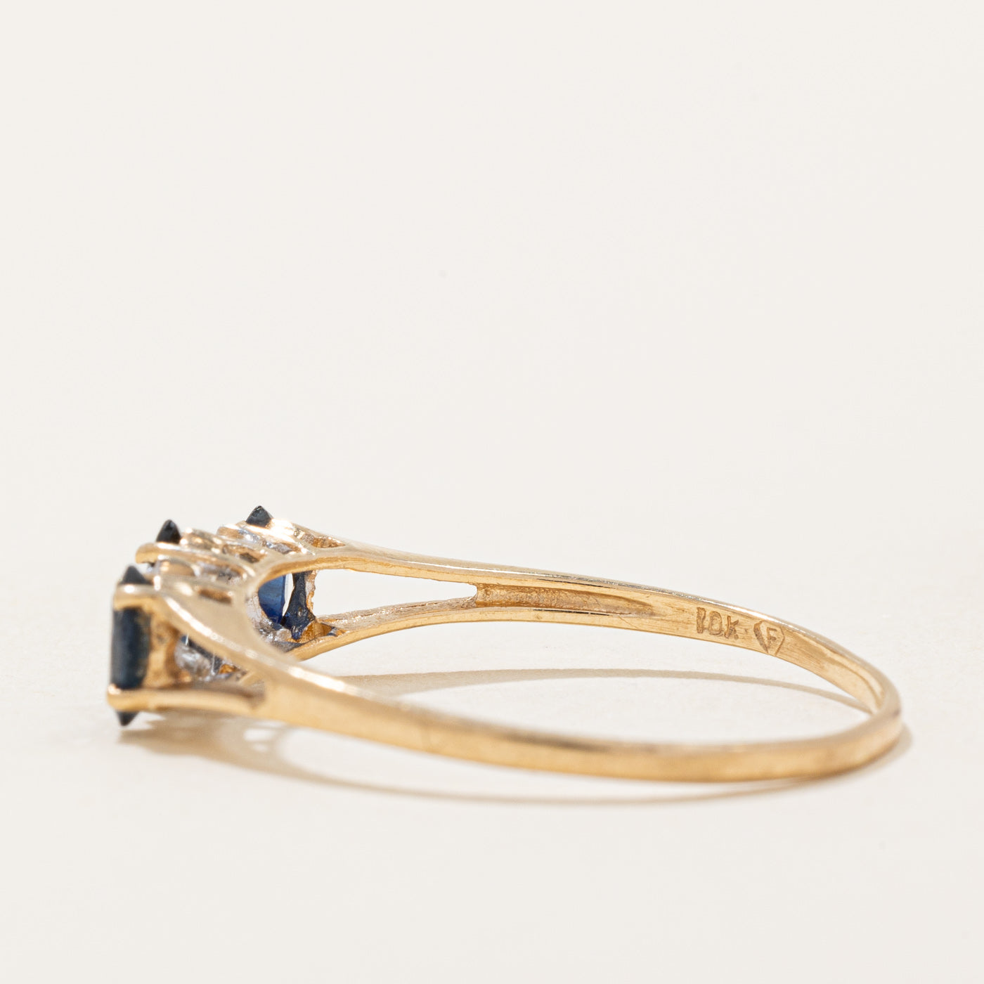 Sapphire & Diamond Ring | 0.40ctw, 0.02ctw | SZ 9.75 |