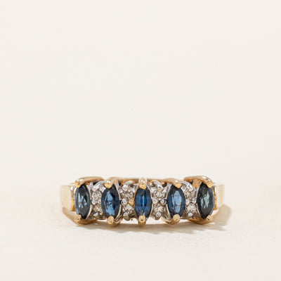 Sapphire & Diamond Ring | 0.50ctw, 0.04ctw | SZ 7.75 |