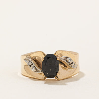 Sapphire & Diamond Ring | 0.60ct, 0.02ctw | SZ 6 |