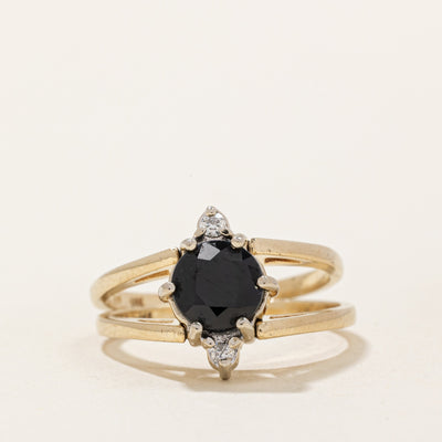 Sapphire & Diamond Flippable Ring | 0.75ct, 0.16ctw | SZ 6 |