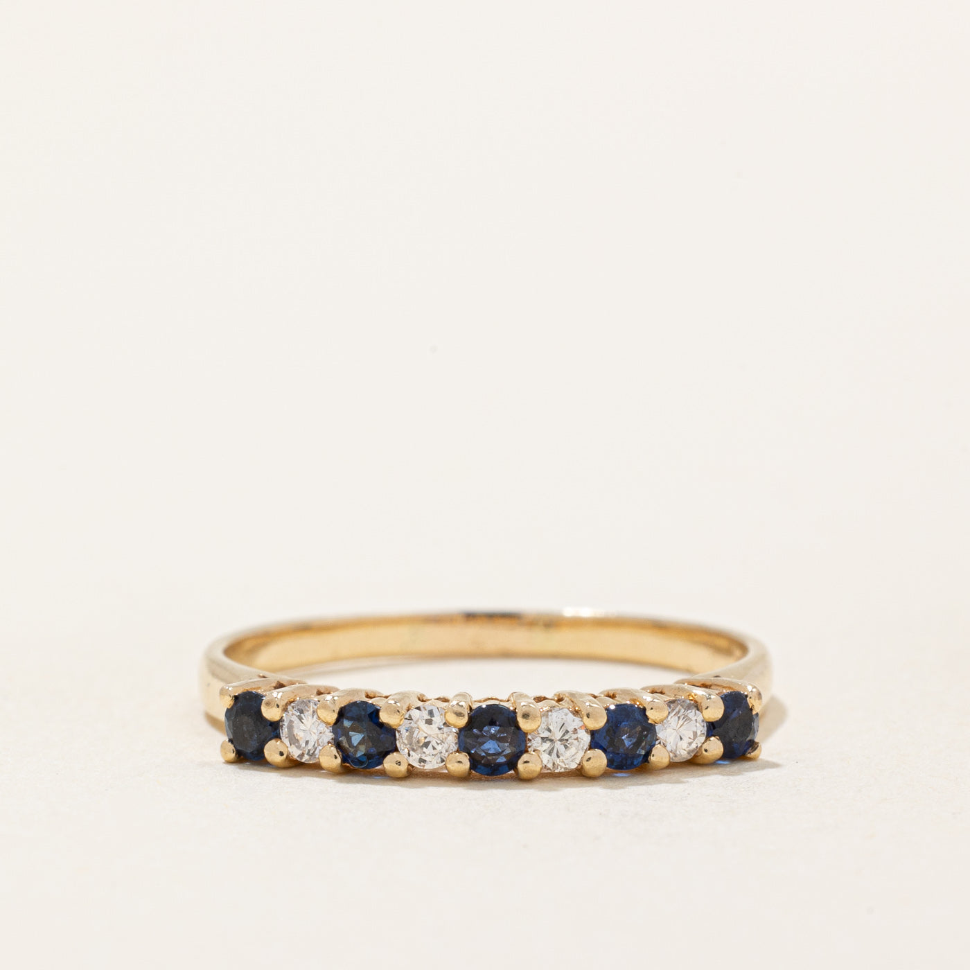 Sapphire & Diamond Ring | 0.15ctw, 0.12ctw | SZ 7.25 |