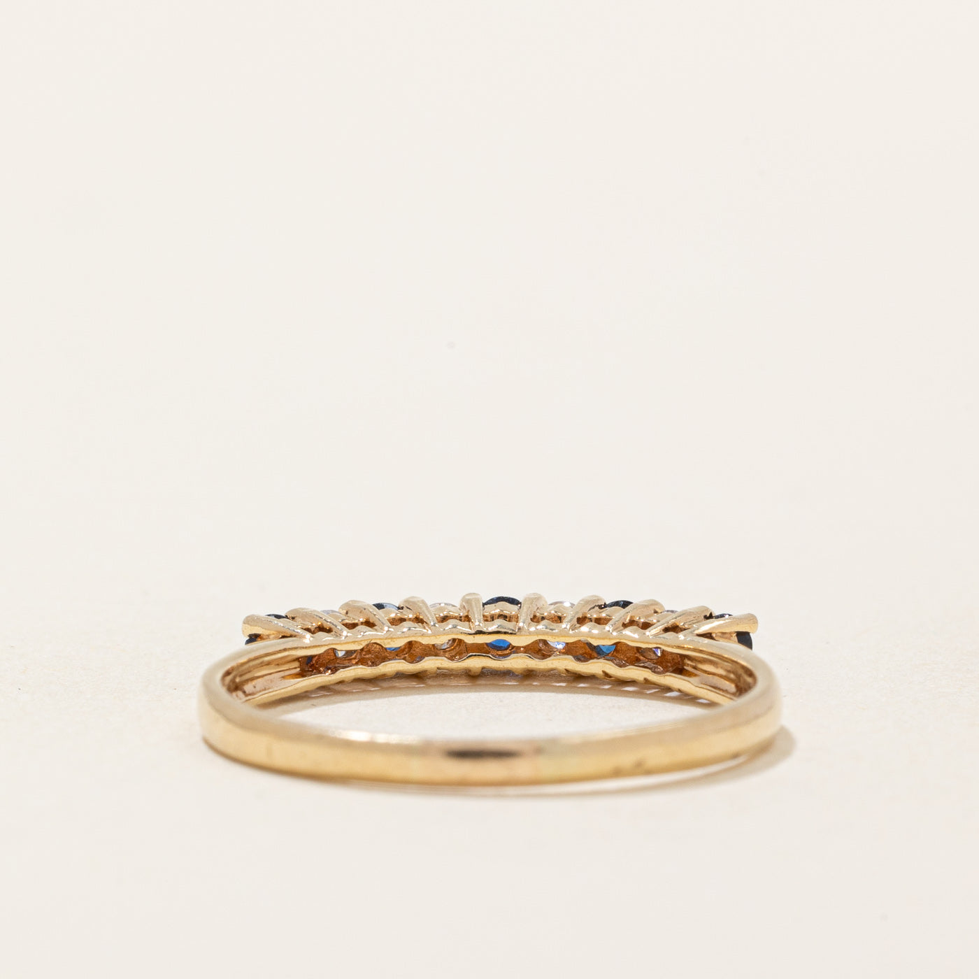 Sapphire & Diamond Ring | 0.15ctw, 0.12ctw | SZ 7.25 |